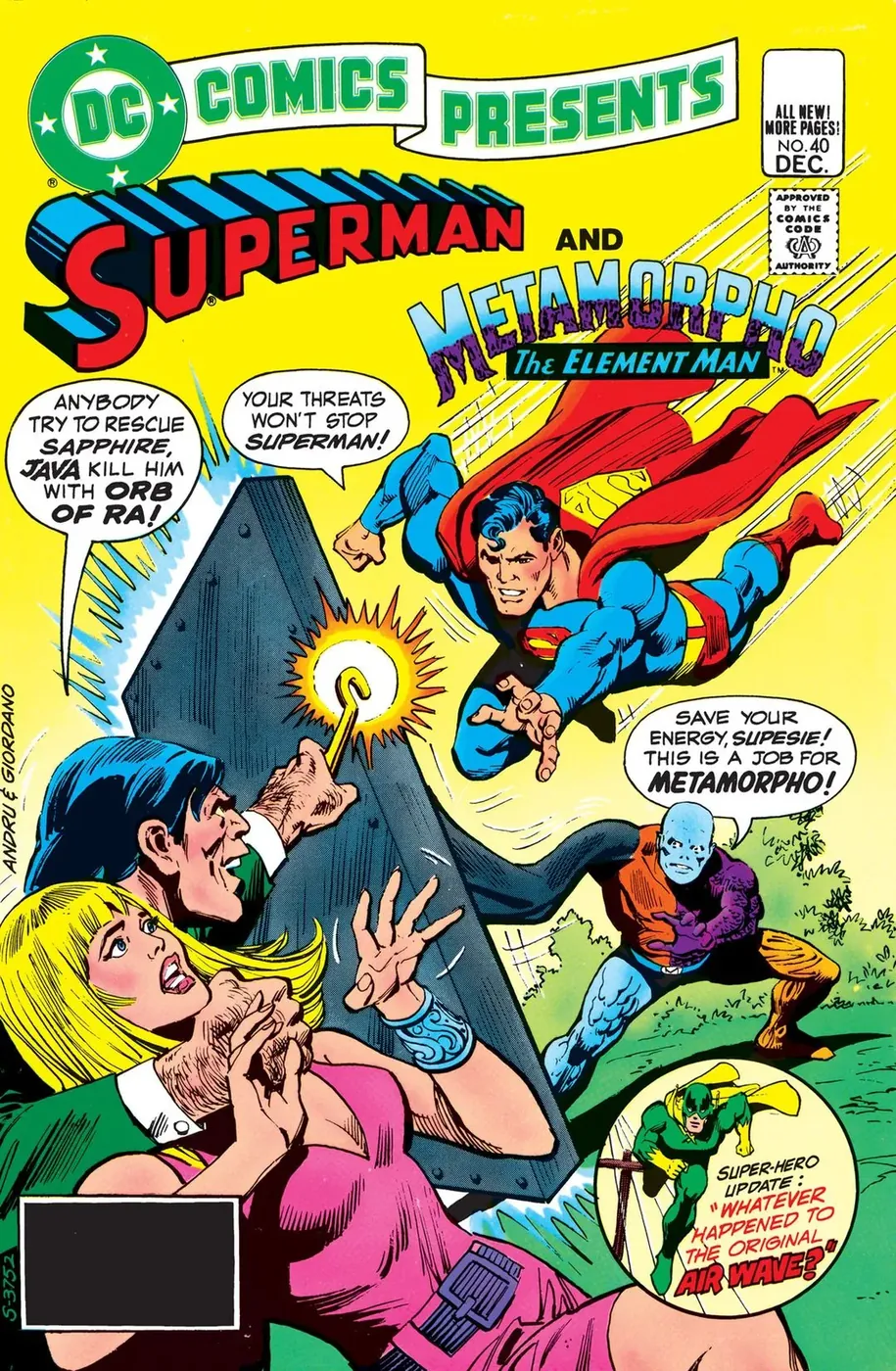 Cover of DC Comics Presents #40