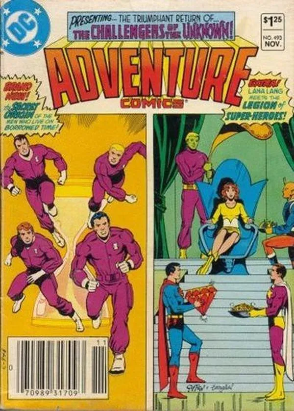 Cover of Adventure Comics #493