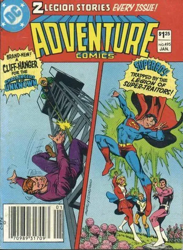 Cover of Adventure Comics #495