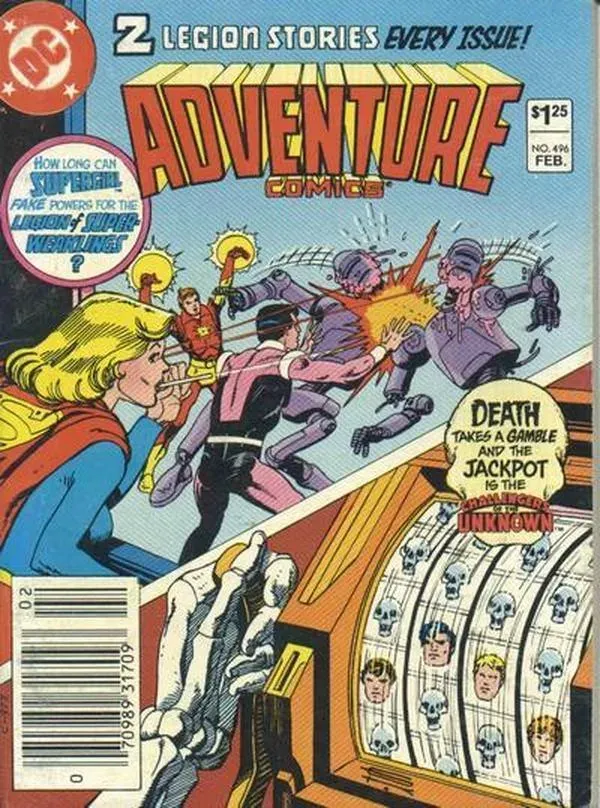 Cover of Adventure Comics #496