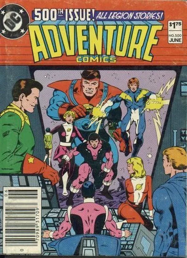 Cover of Adventure Comics #500