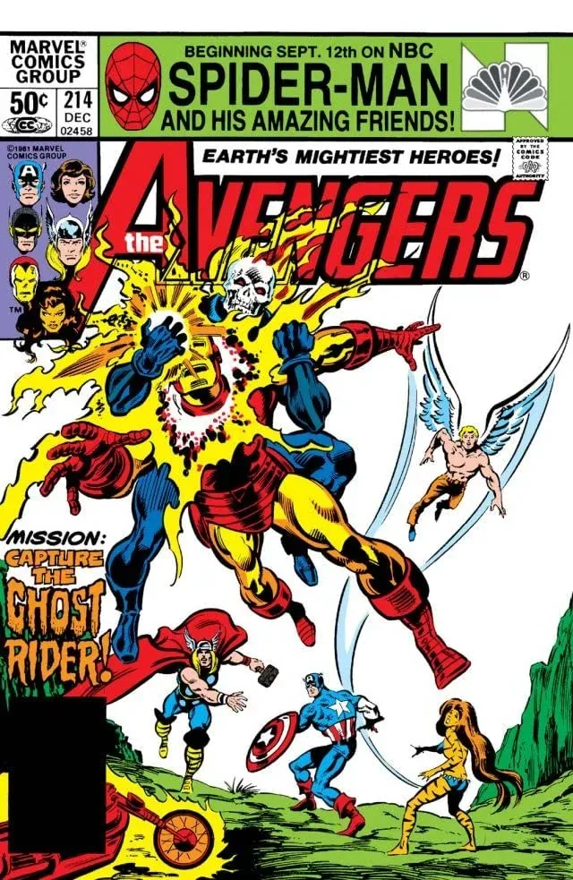 Cover of The Avengers #214