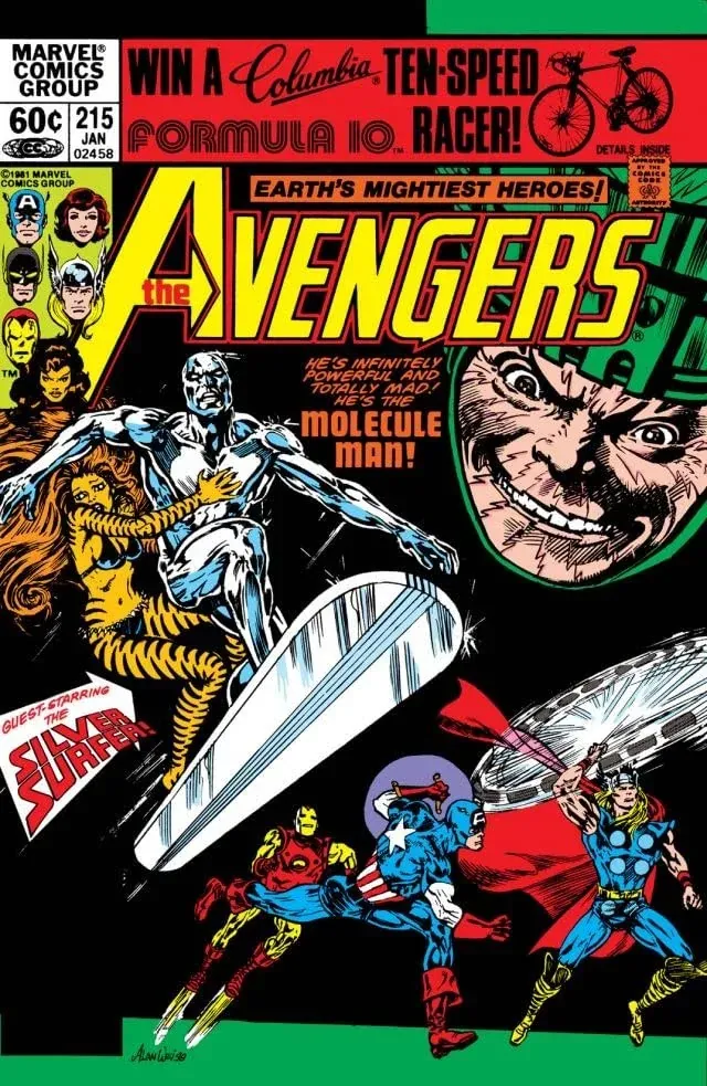 Cover of The Avengers #215
