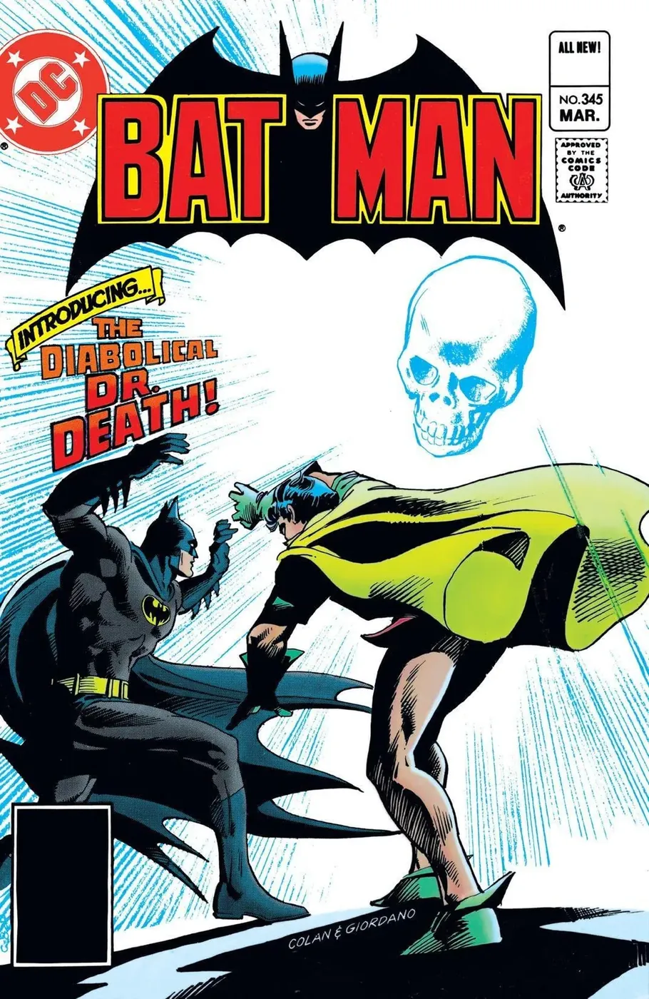 Cover of Batman #345