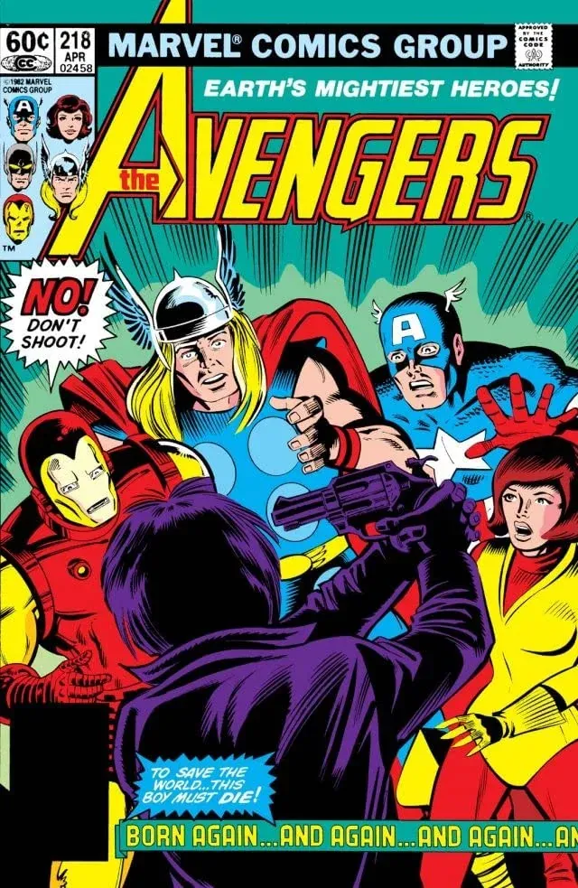 Cover of The Avengers #218