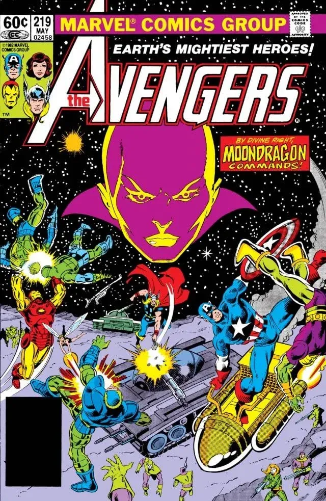 Cover of The Avengers #219