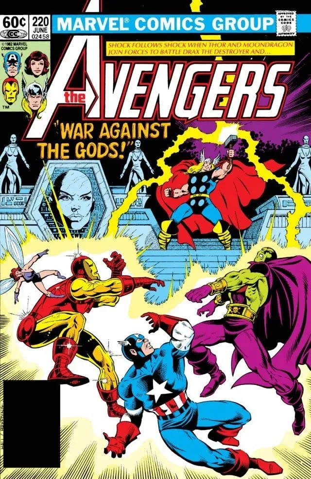 Cover of The Avengers #220