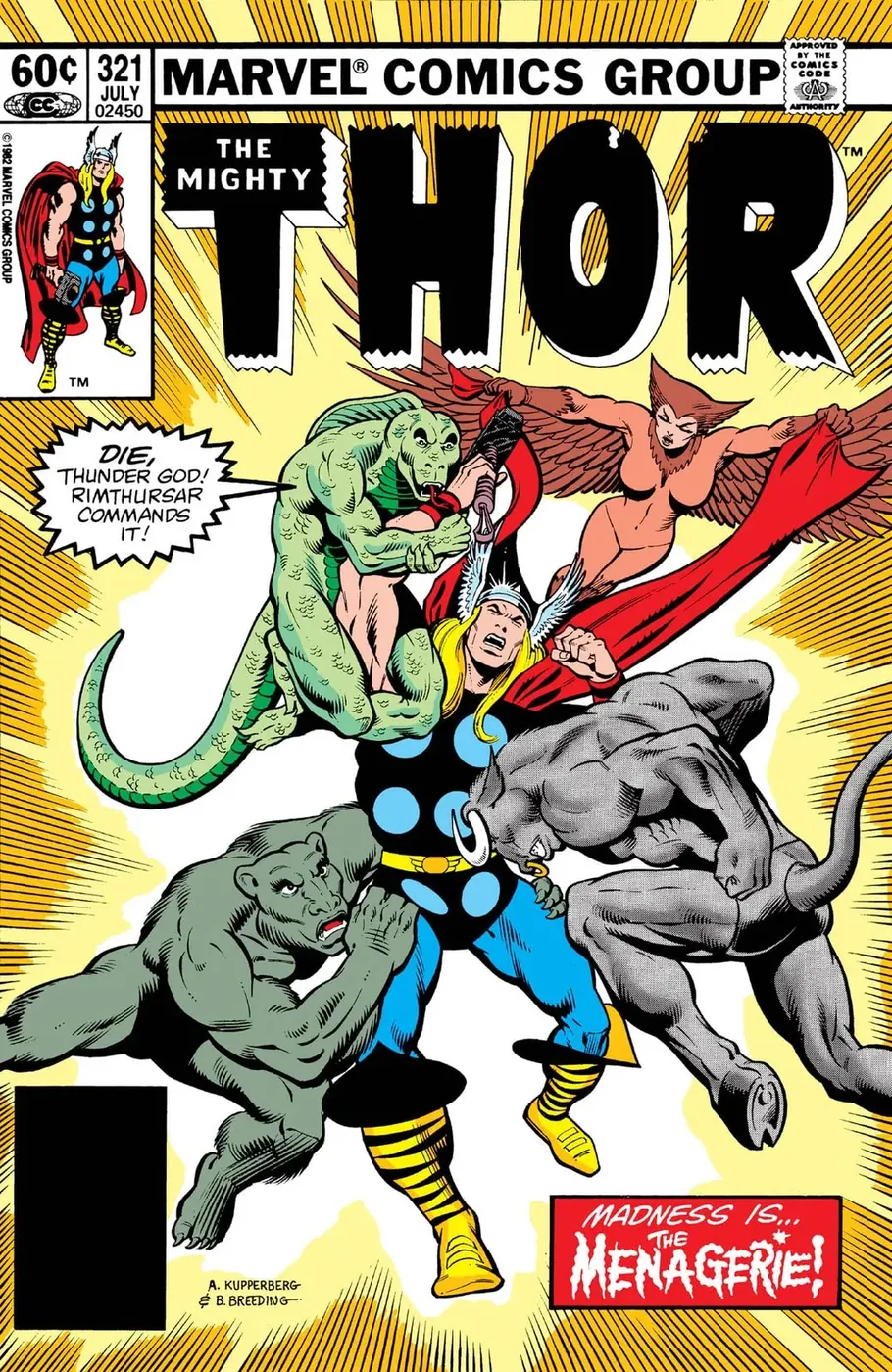 Cover of Thor #321