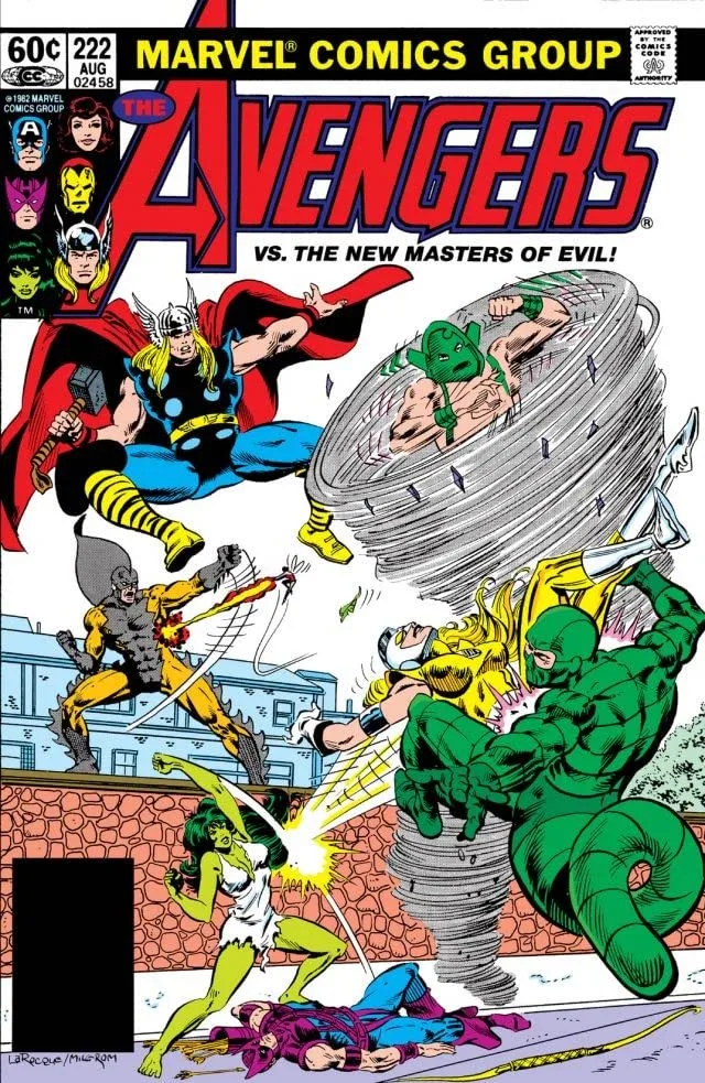 Cover of The Avengers #222