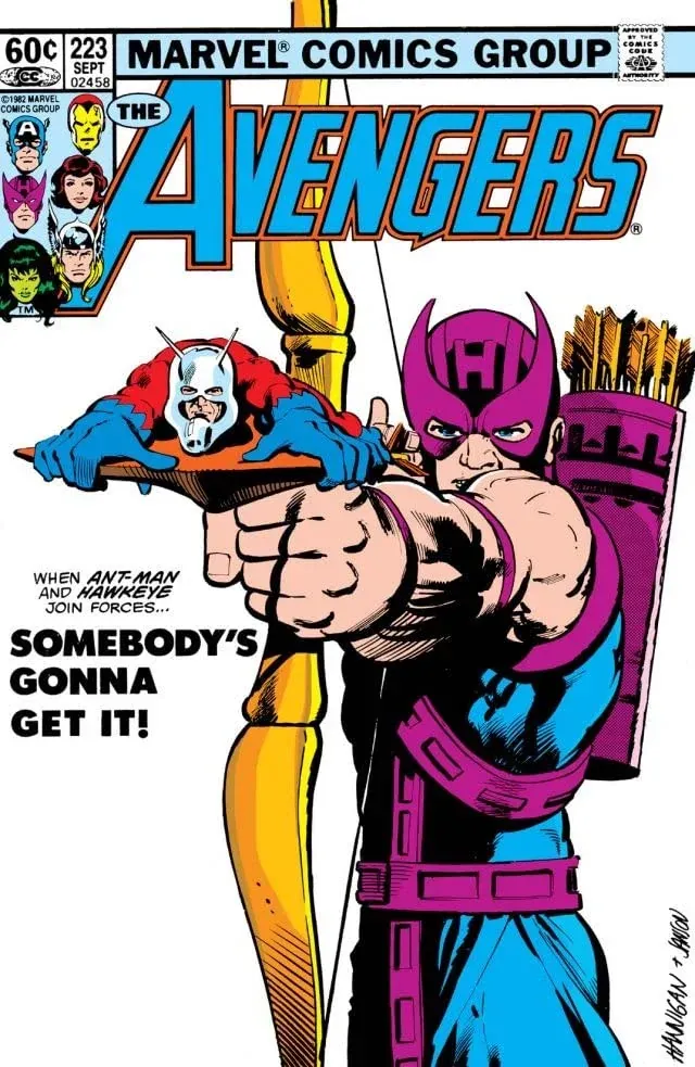 Cover of The Avengers #223