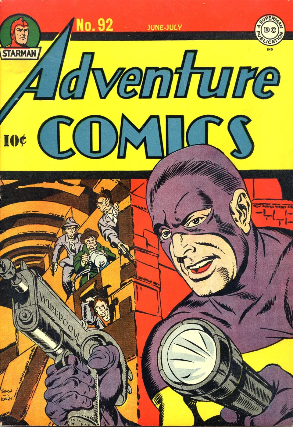 Cover of Adventure Comics #92