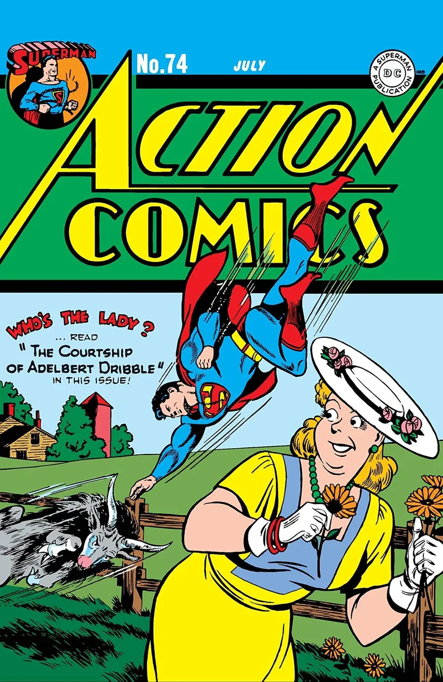 Cover of Action Comics #74