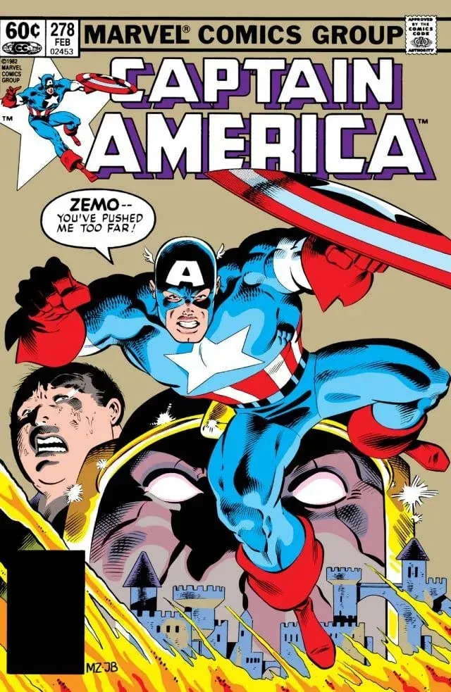 Cover of Captain America #278