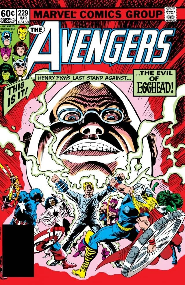 Cover of The Avengers #229