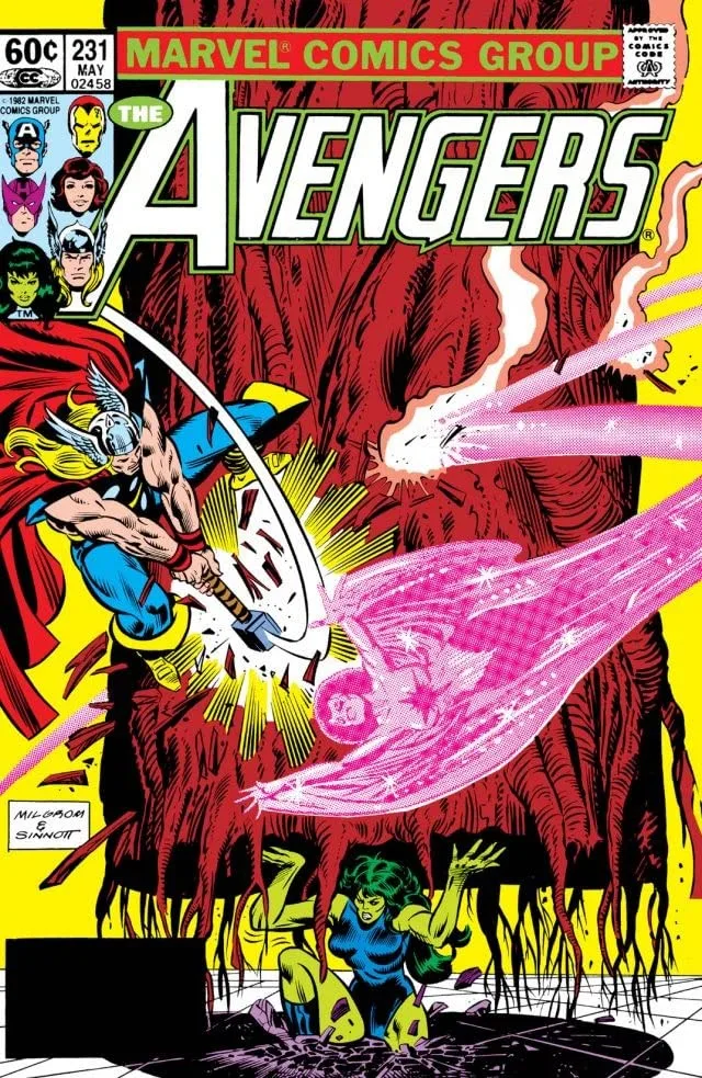 Cover of The Avengers #231