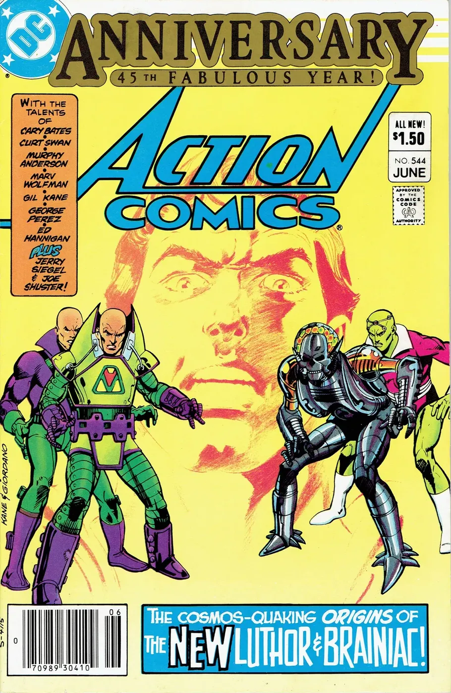 Cover of Action Comics #544