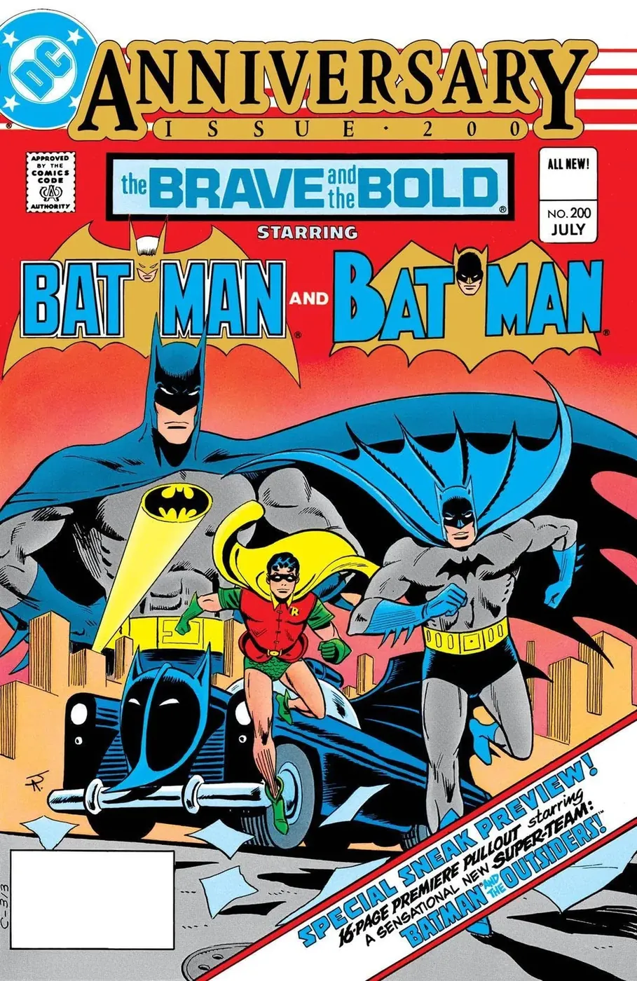 Cover of The Brave and the Bold #200