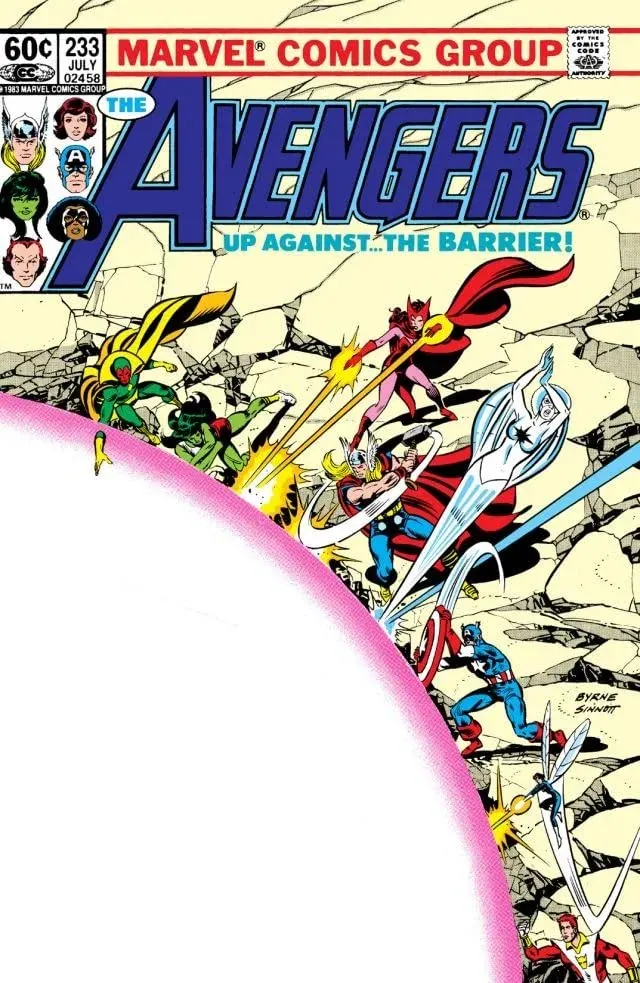 Cover of The Avengers #233