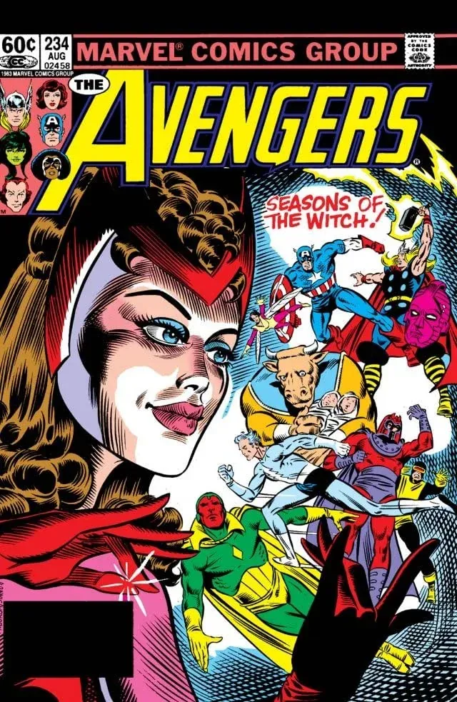 Cover of The Avengers #234