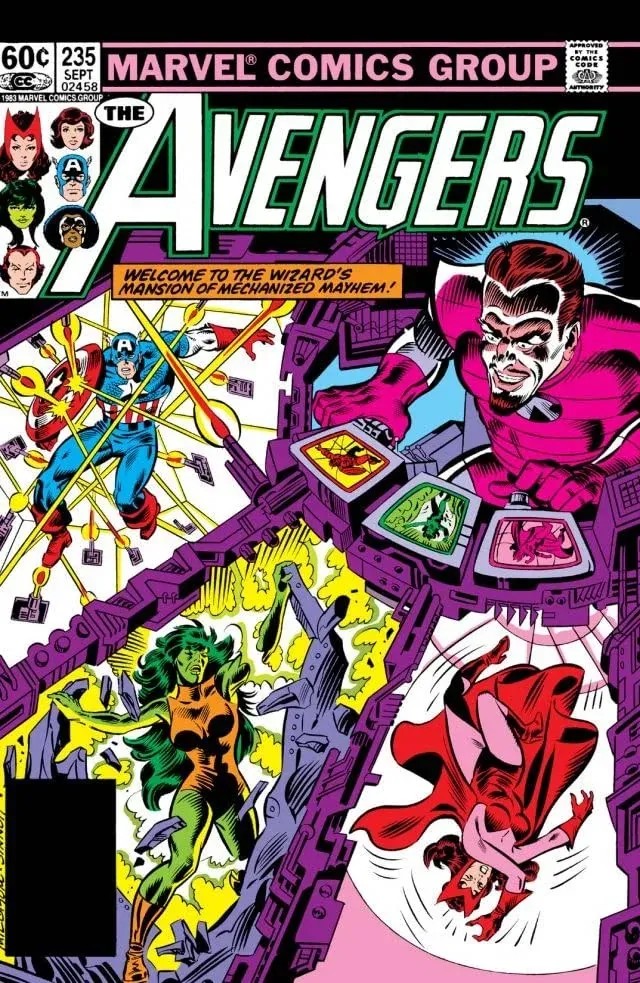 Cover of The Avengers #235