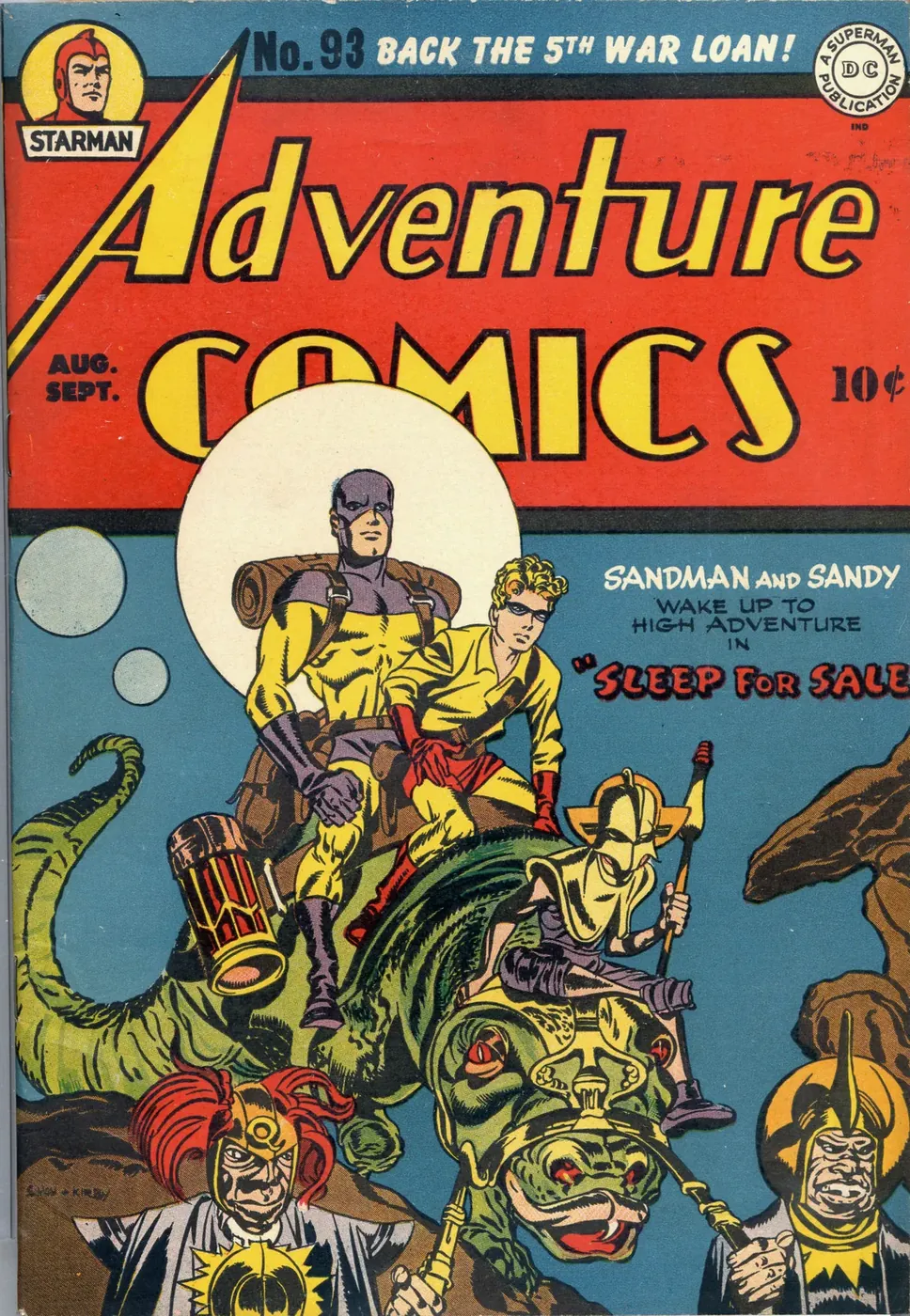 Cover of Adventure Comics #93