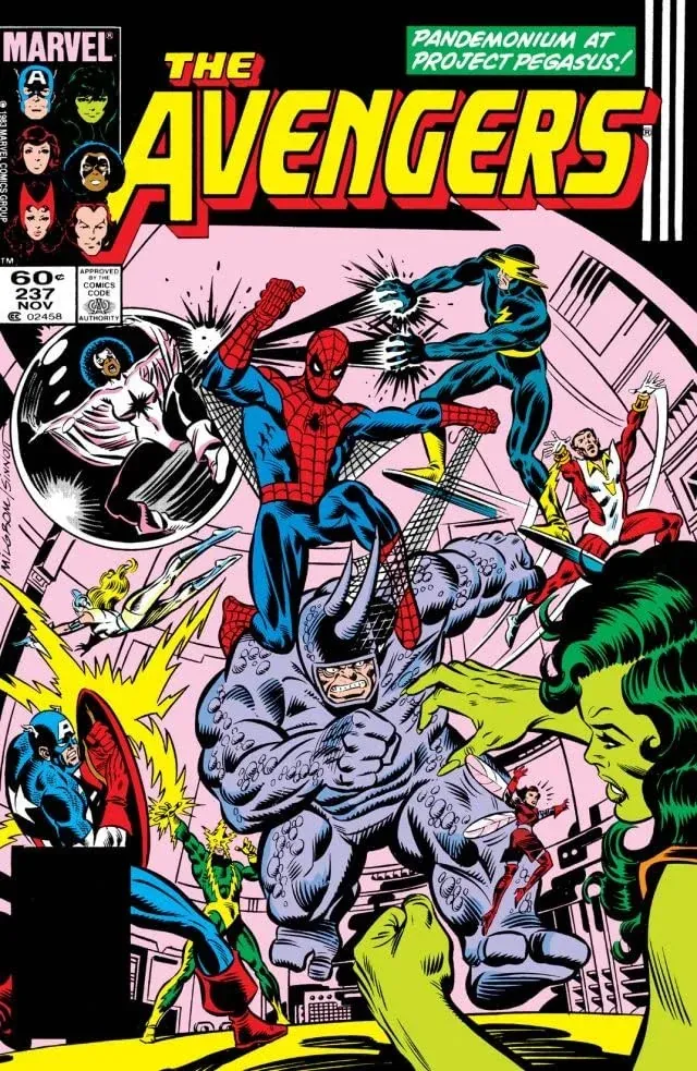 Cover of The Avengers #237