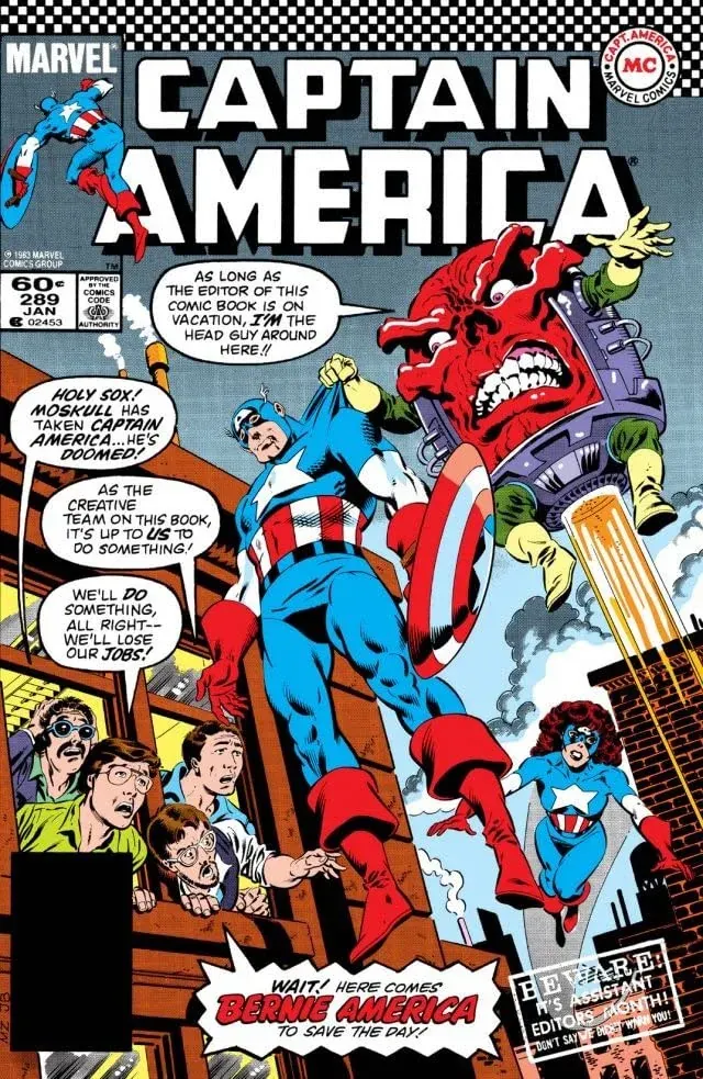 Cover of Captain America #289