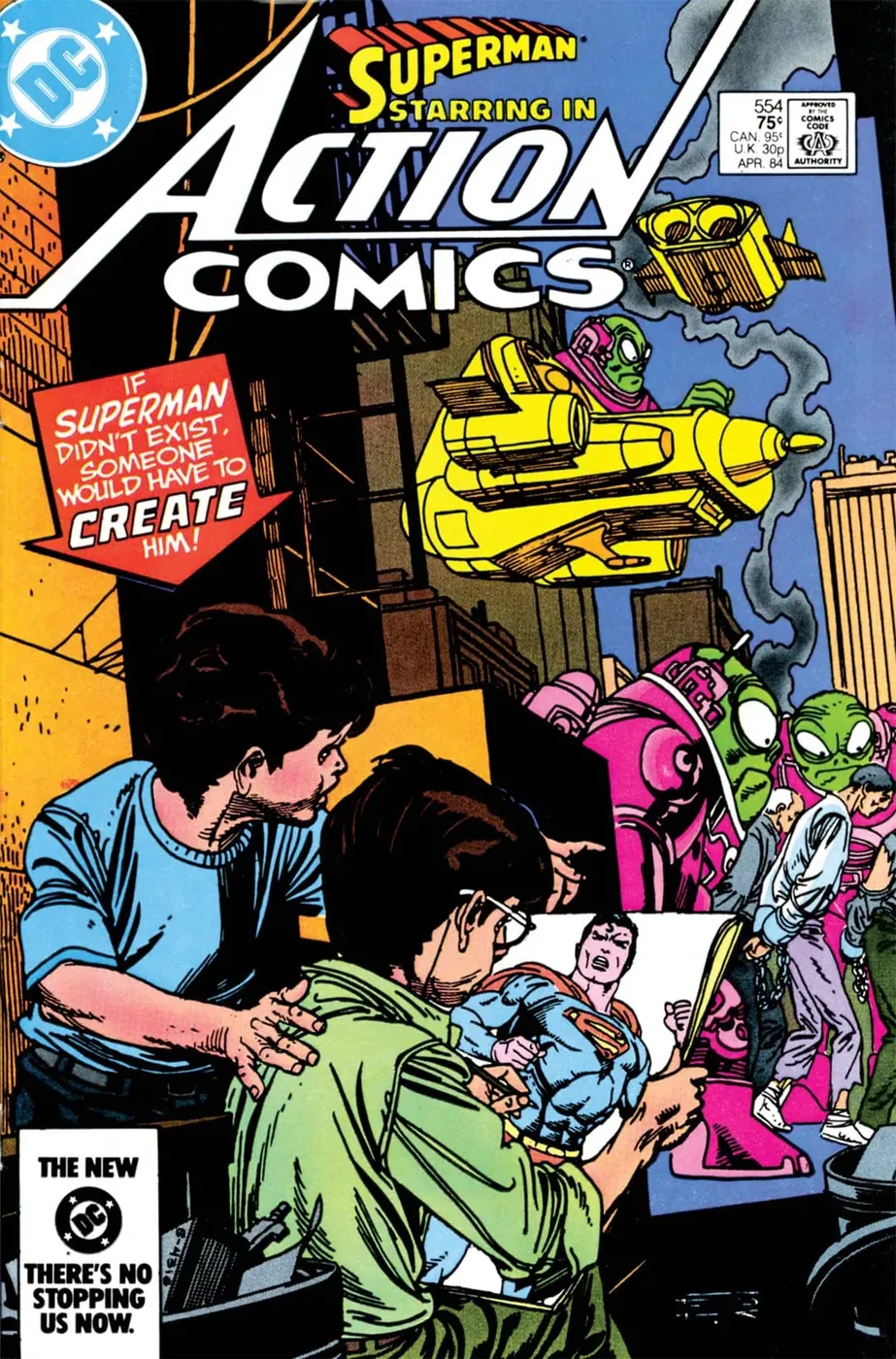 Cover of Action Comics #554