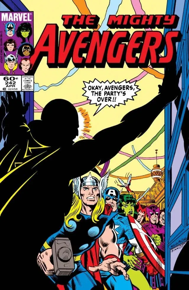 Cover of The Avengers #242