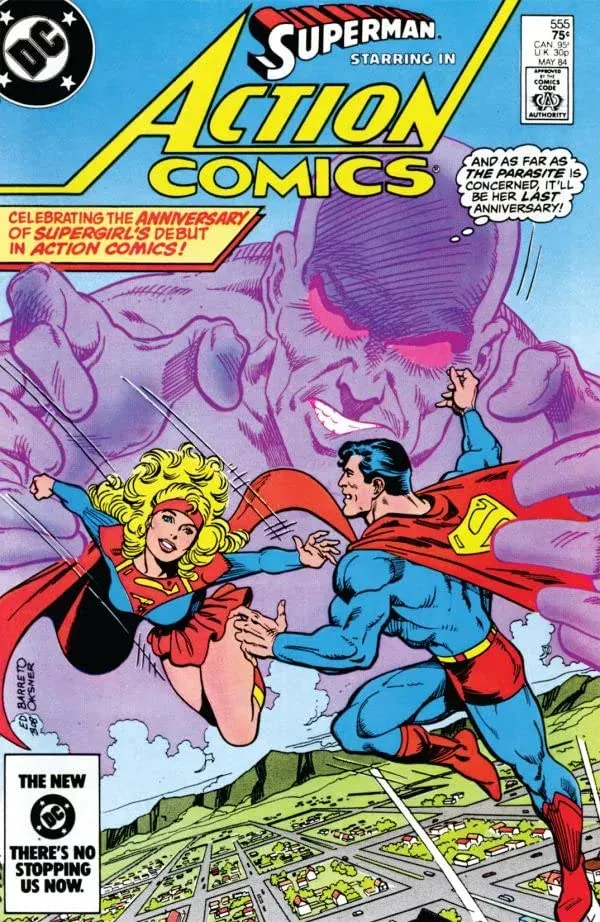 Cover of Action Comics #555