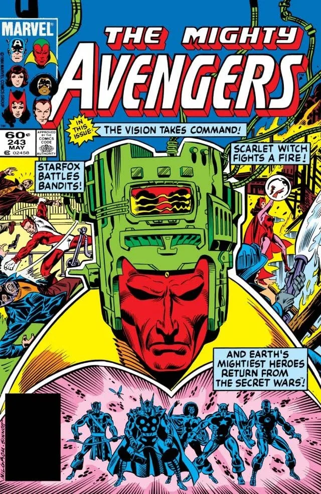Cover of The Avengers #243