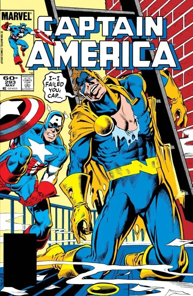 Cover of Captain America #293