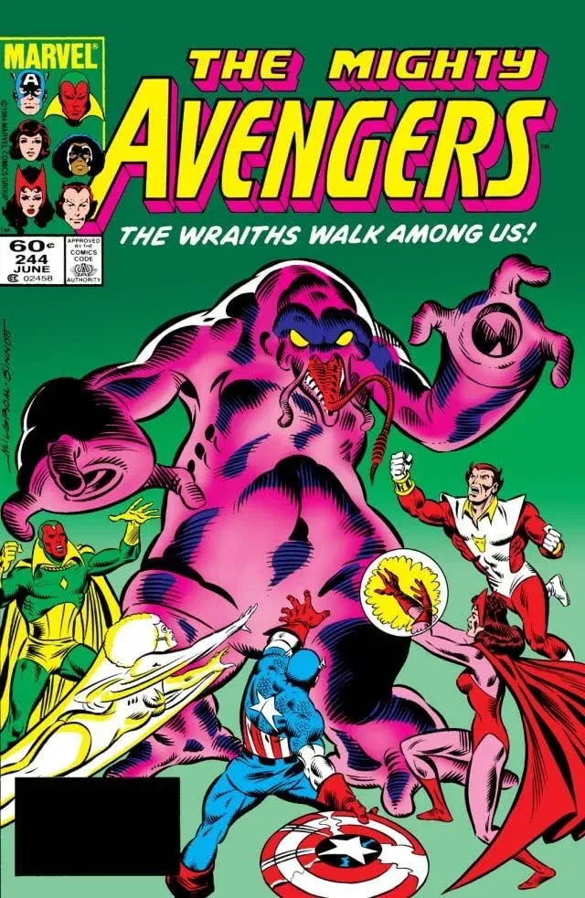 Cover of The Avengers #244