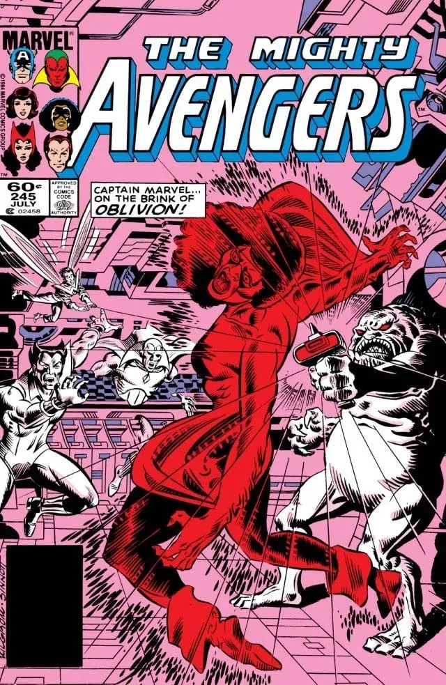 Cover of The Avengers #245