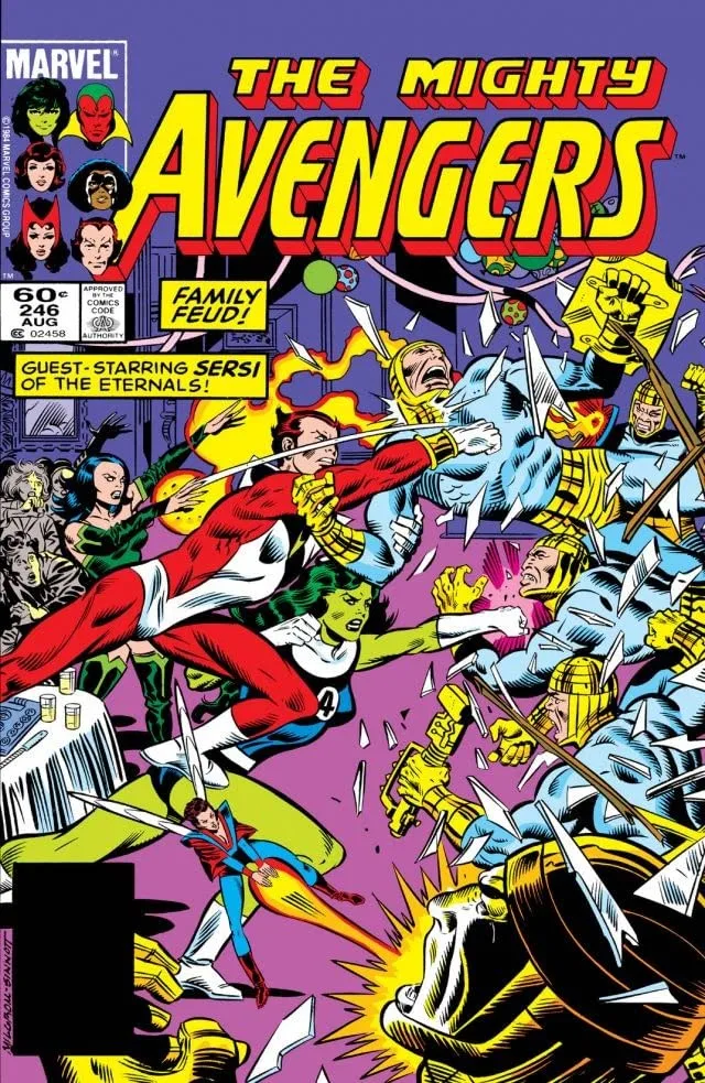 Cover of The Avengers #246