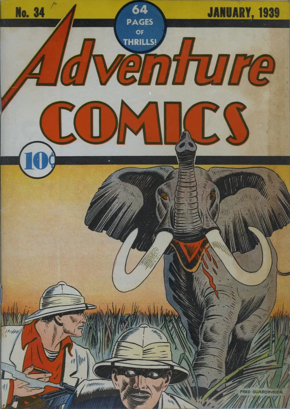 Cover of Adventure Comics #34