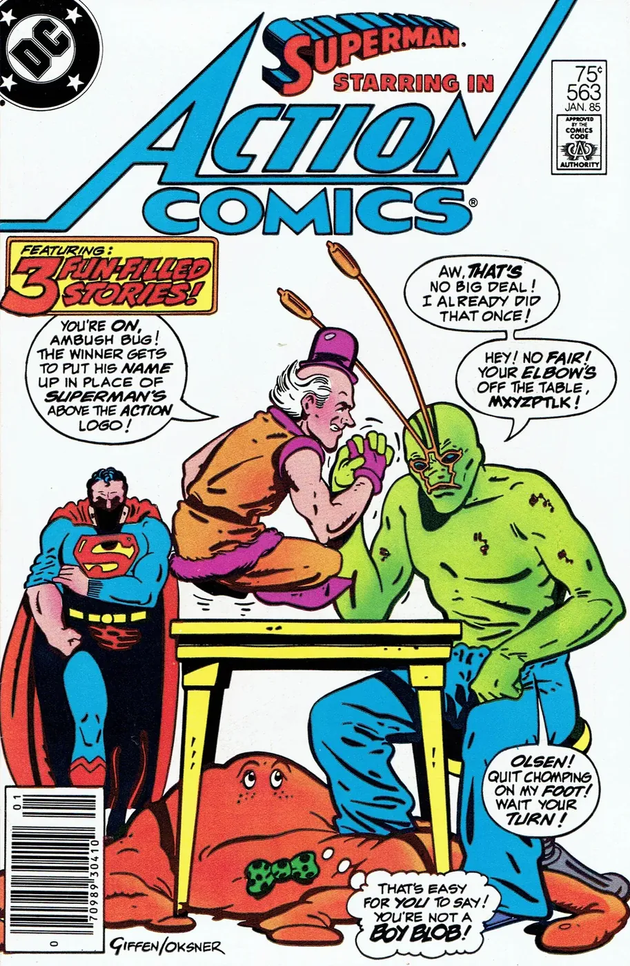 Cover of Action Comics #563