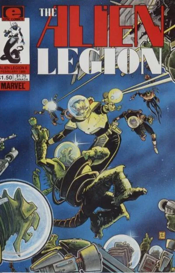 Cover of Alien Legion #6