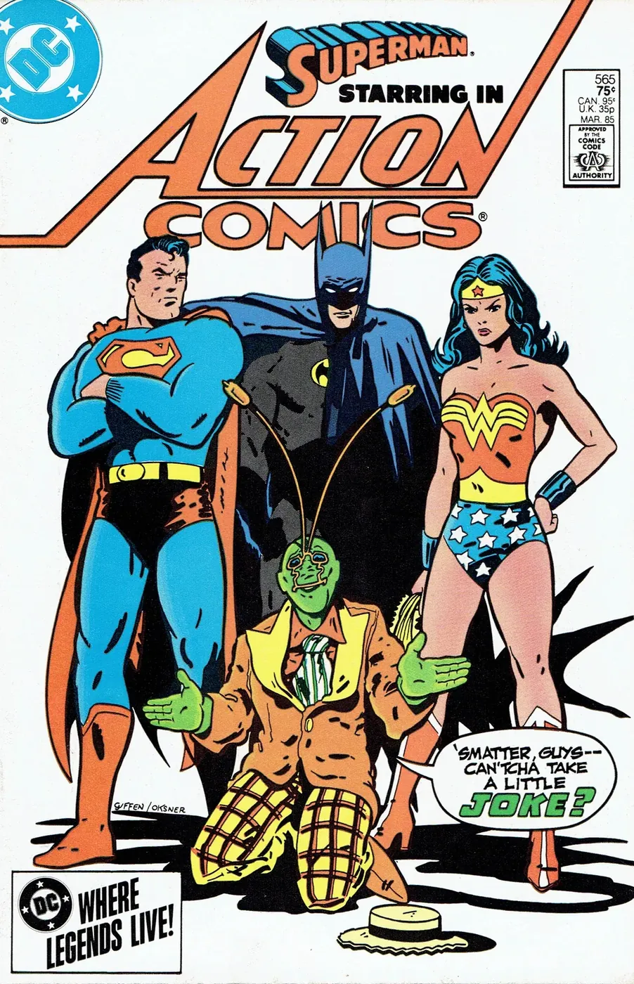 Cover of Action Comics #565