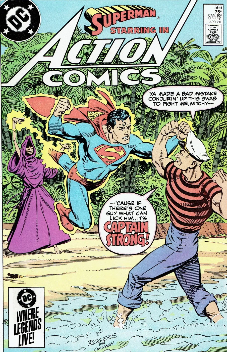 Cover of Action Comics #566