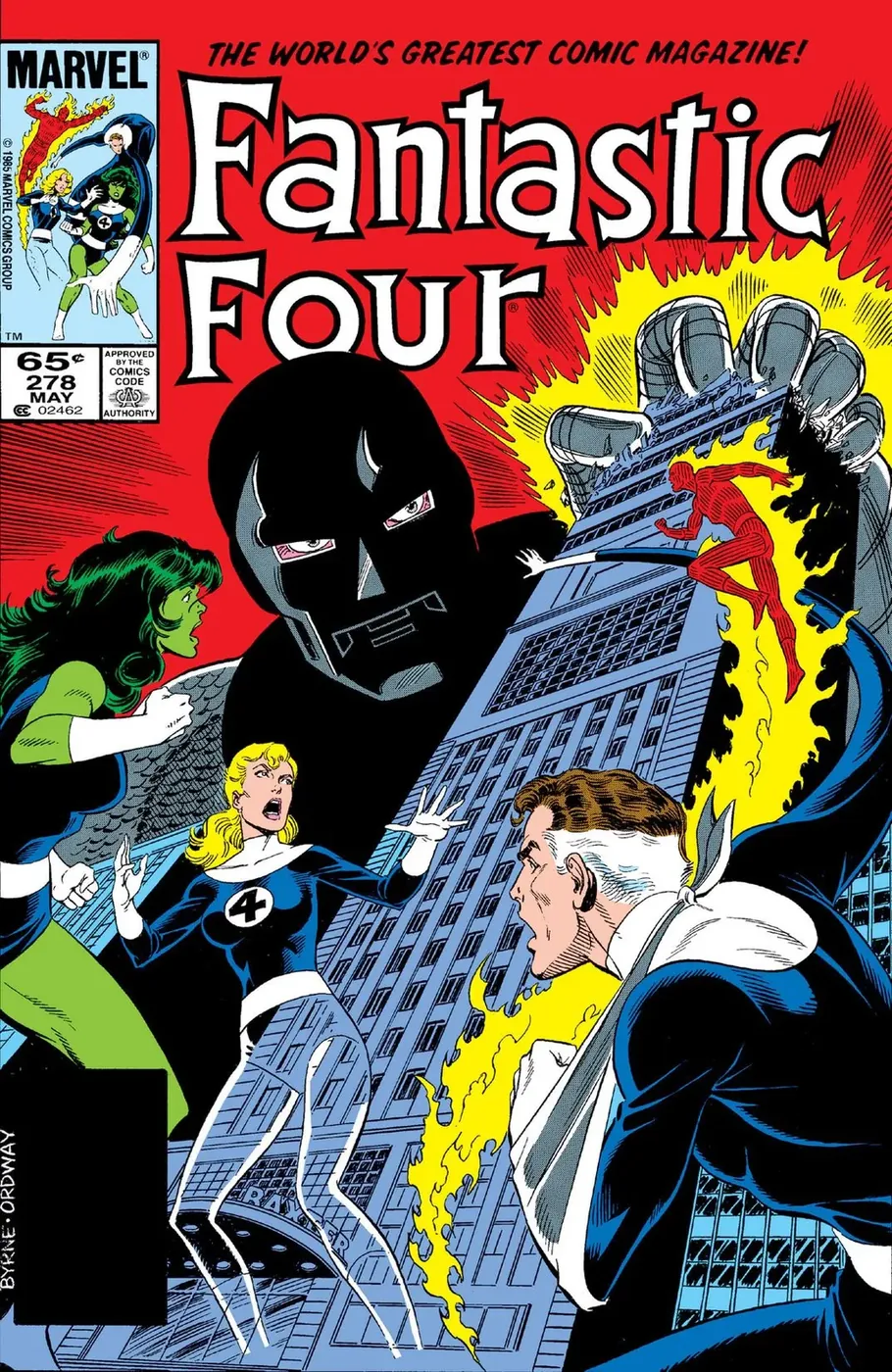 Cover of Fantastic Four #278