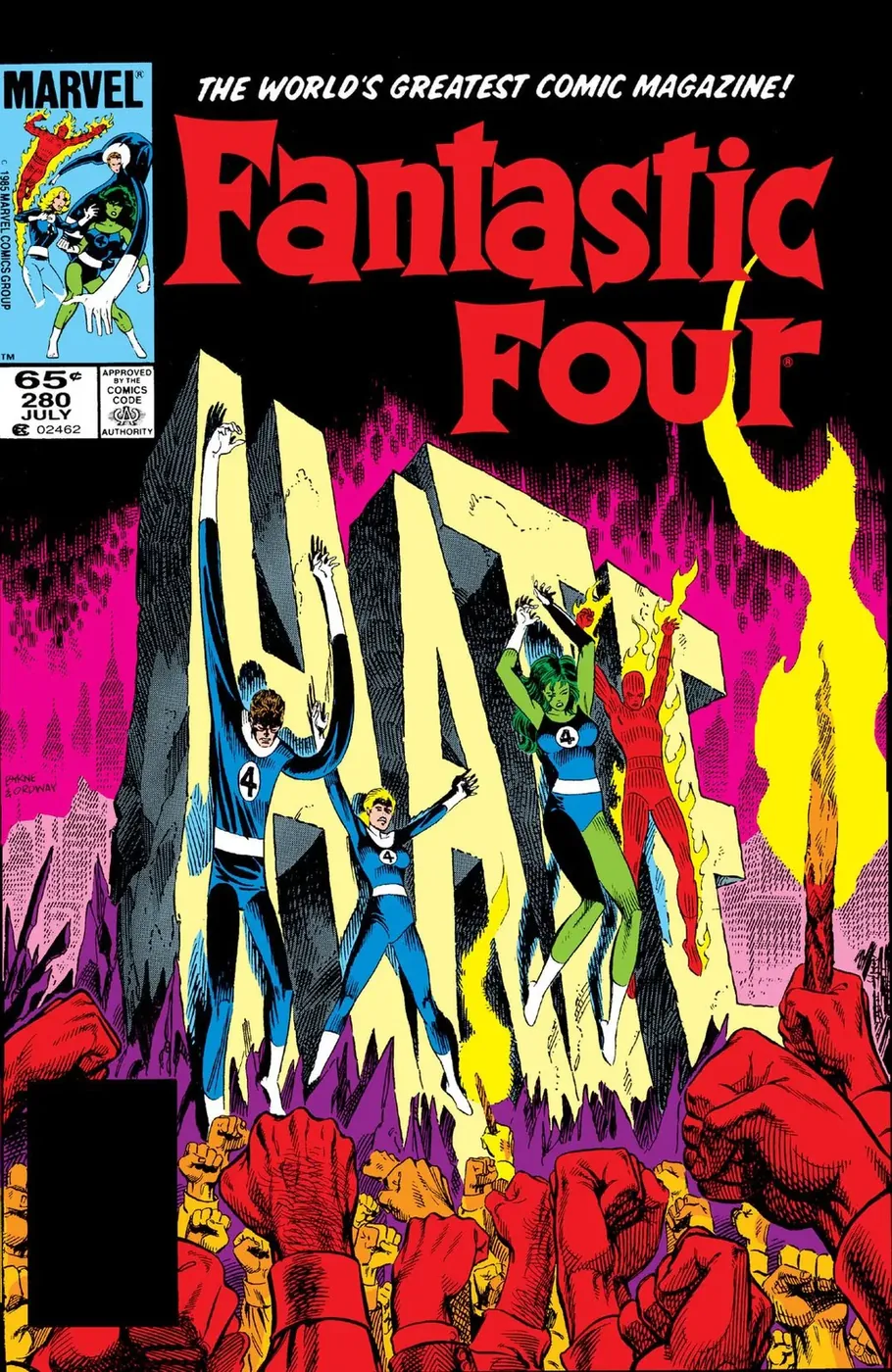 Cover of Fantastic Four #280