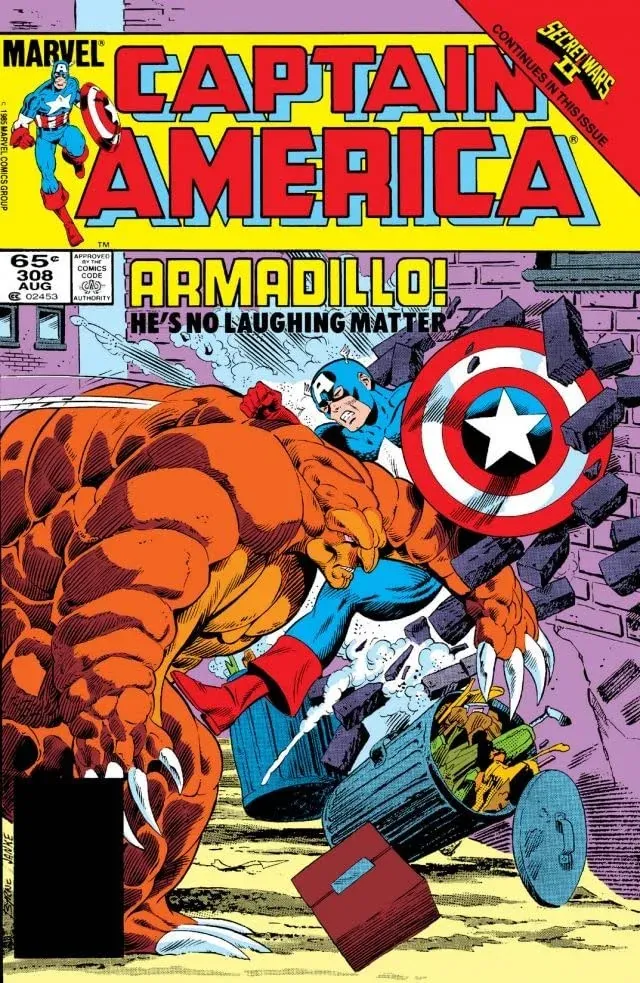 Cover of Captain America #308