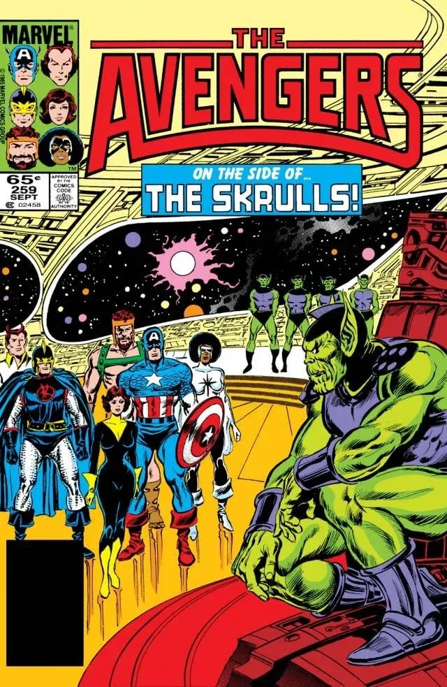 Cover of The Avengers #259