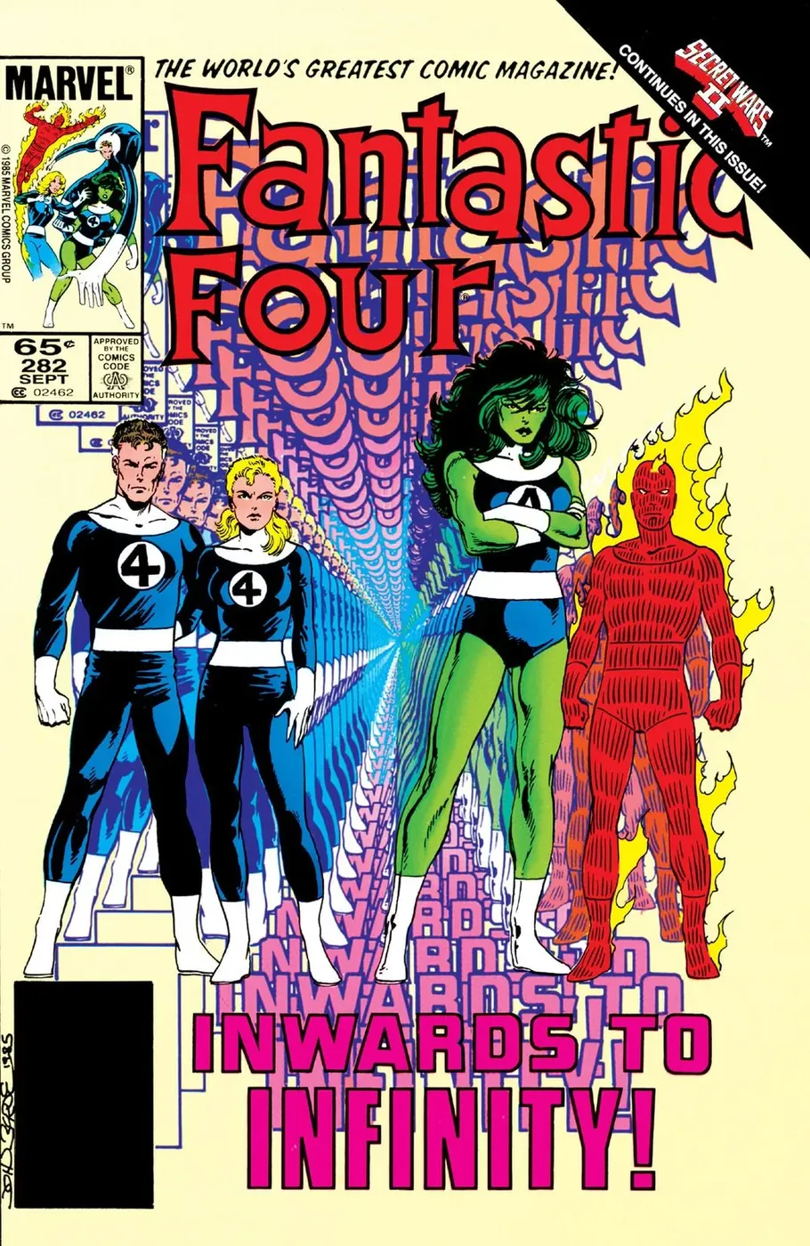Cover of Fantastic Four #282