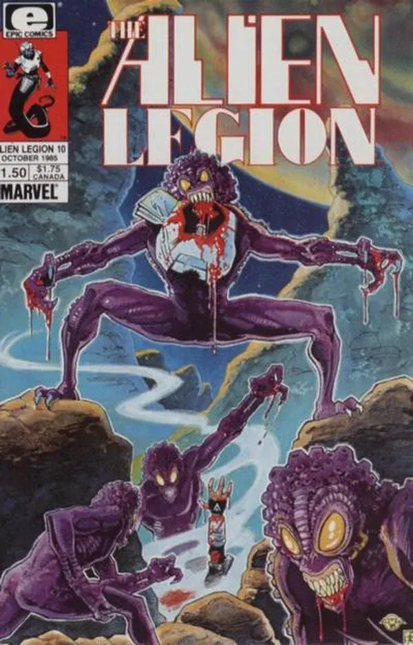 Cover of Alien Legion #10