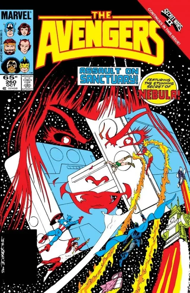 Cover of The Avengers #260
