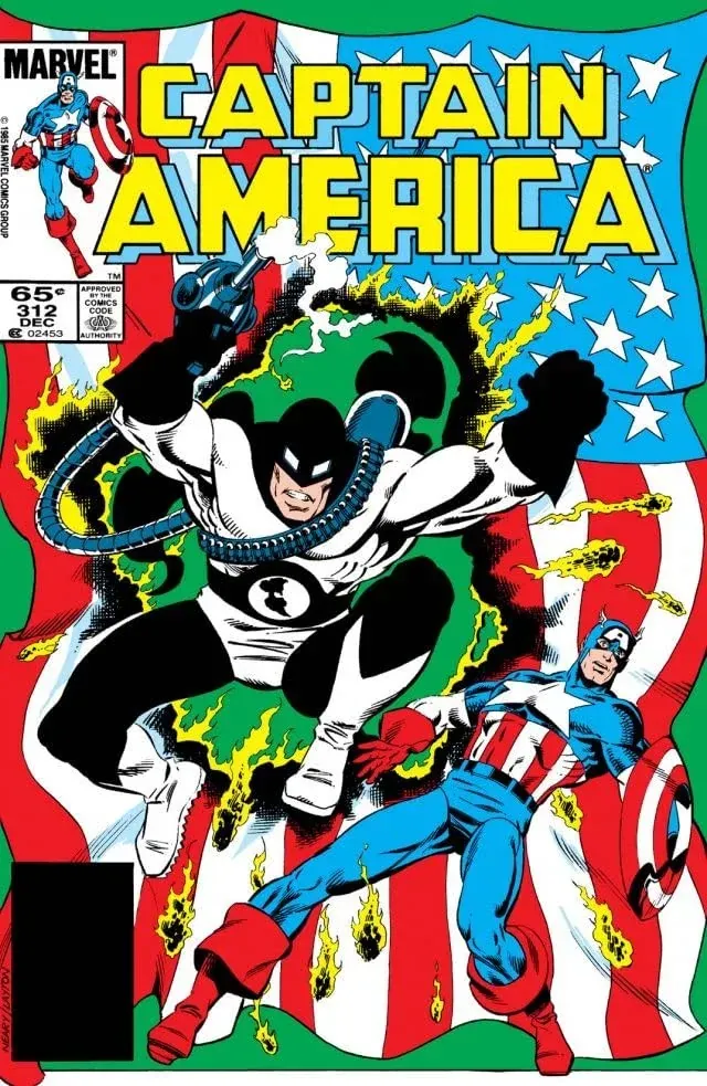 Cover of Captain America #312