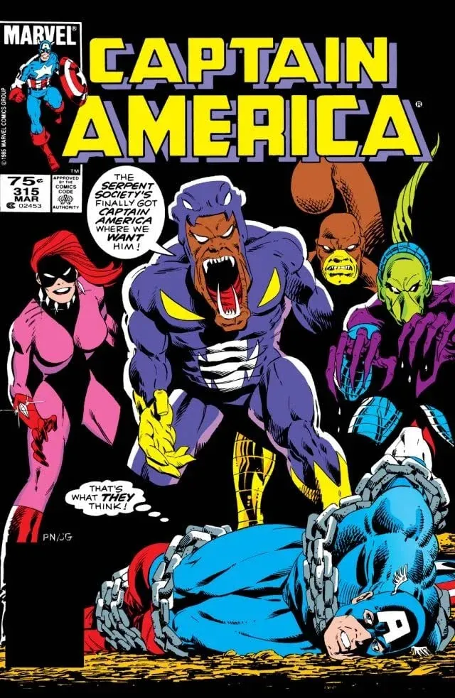 Cover of Captain America #315