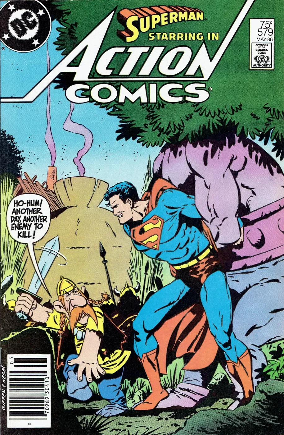 Cover of Action Comics #579